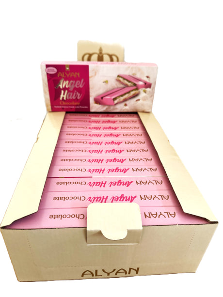 12er Pack ALYAN Angel Hair Schokolade 160 gr. Pistaziencreme Zuckerwatte